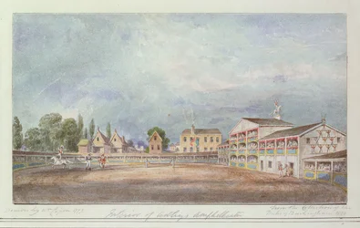 Vista do Anfiteatro de Astley, 1777